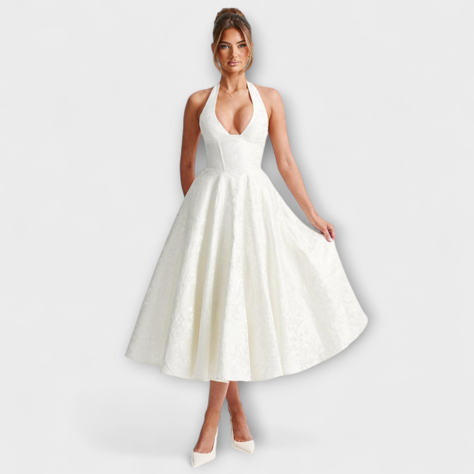 카탈리나 - 로맨틱 미디 드레스