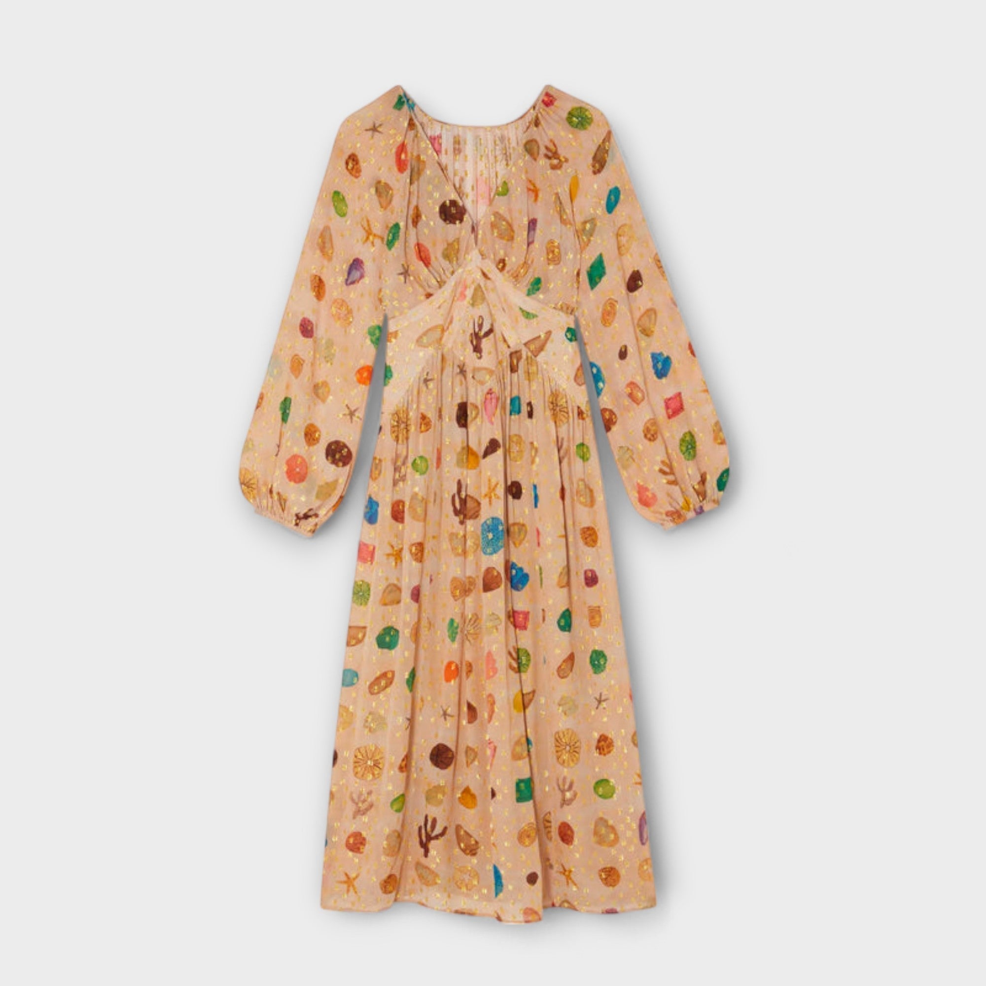 Lauren - Vestido Reign de Conchas Petite