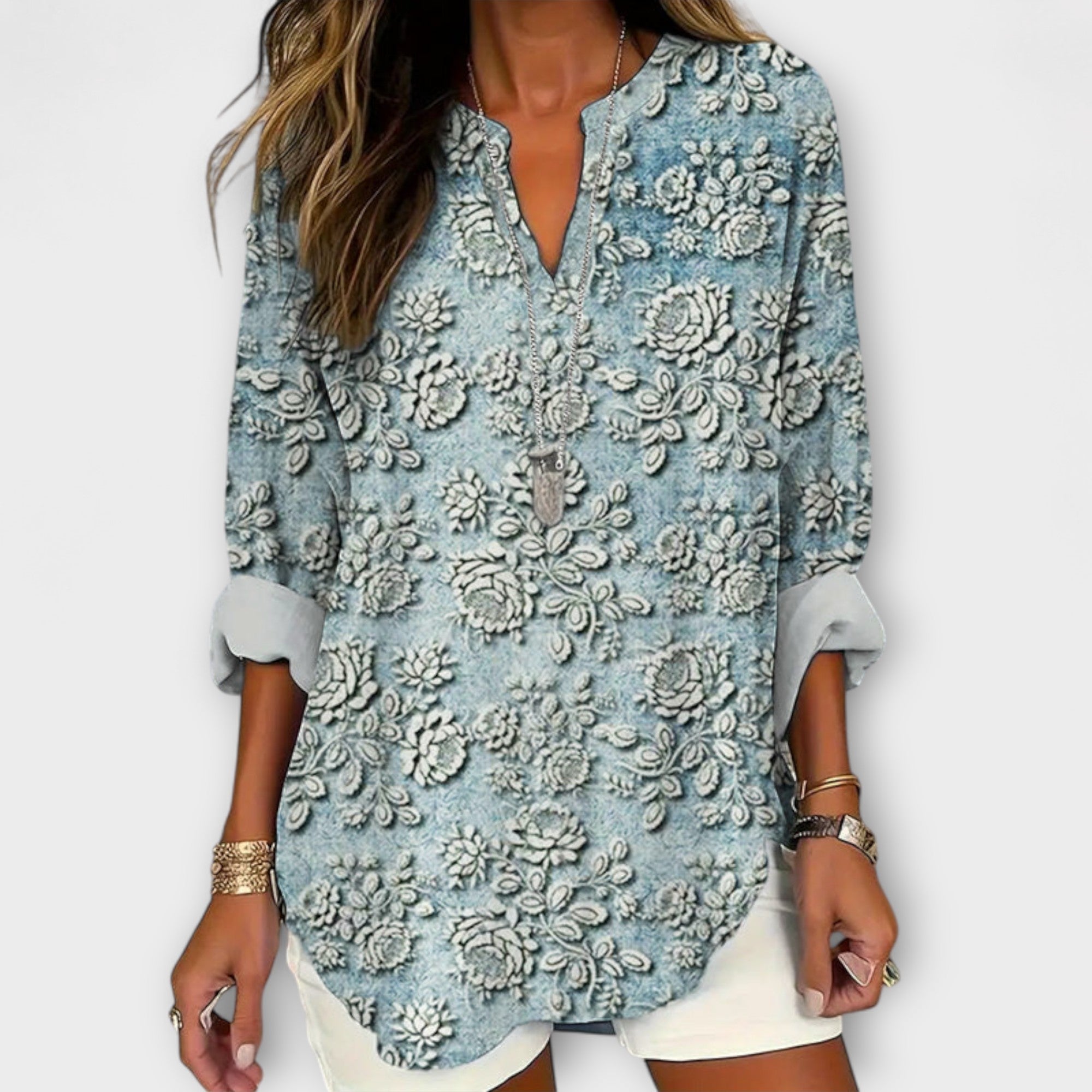 Charlotte – Blouse met Bloemenprint