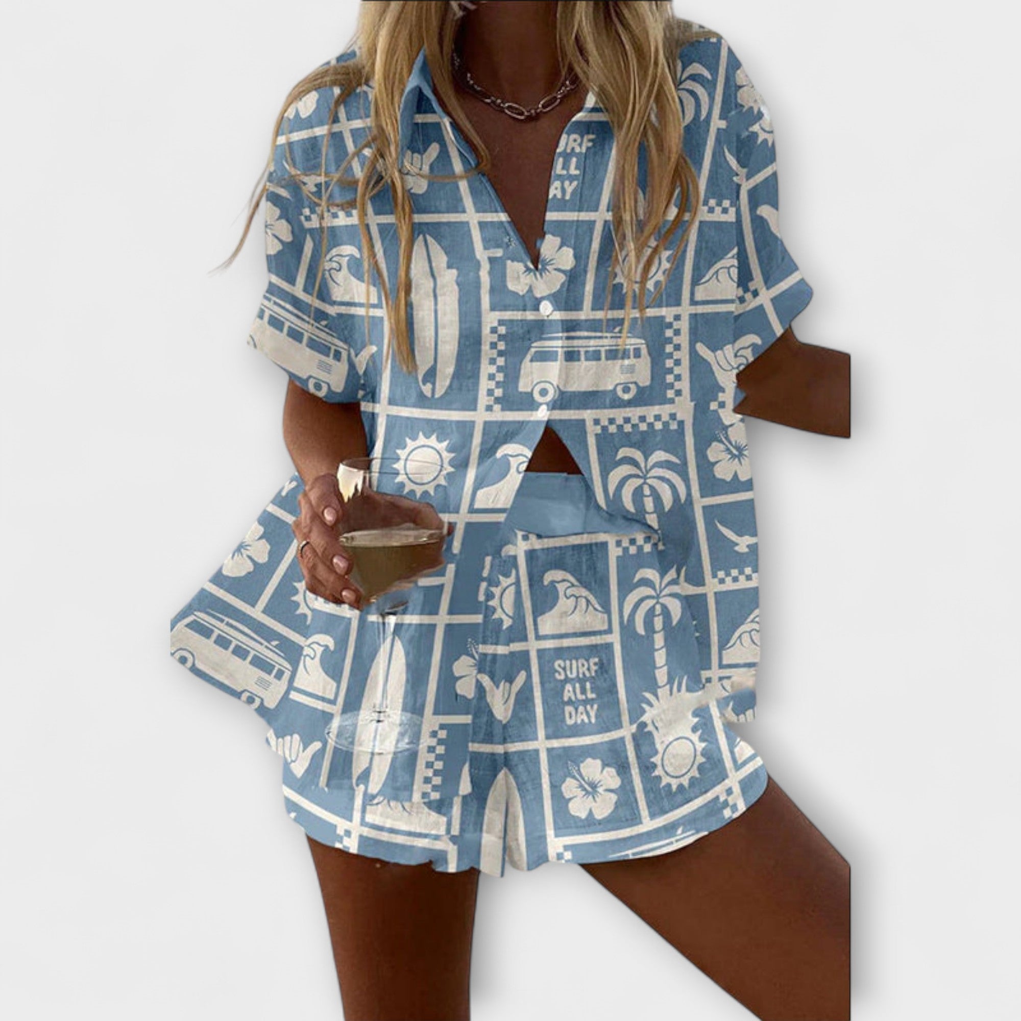 Trenara – luftig look med husvagnsprint