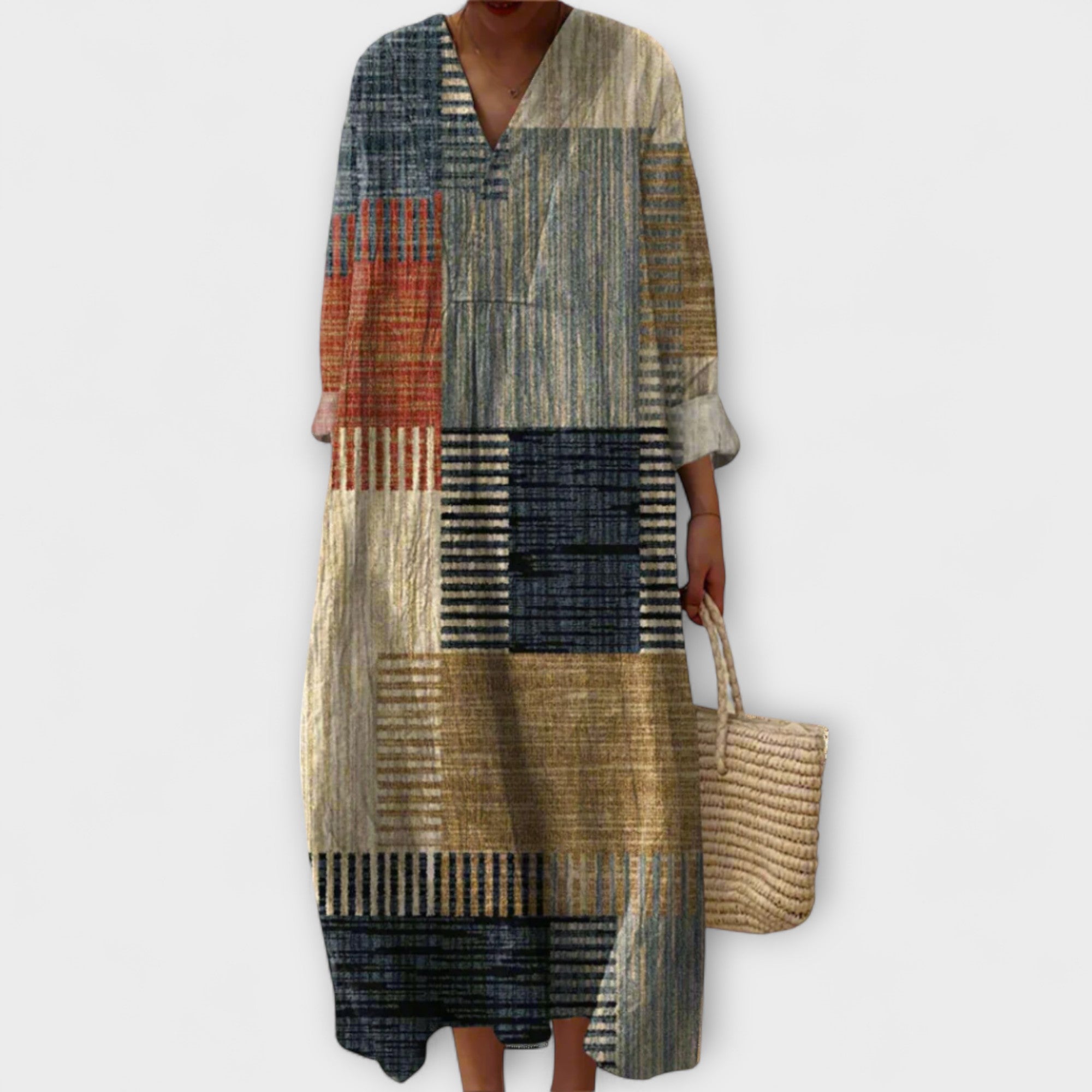 Julie - Elegant klänning med geometrisk design