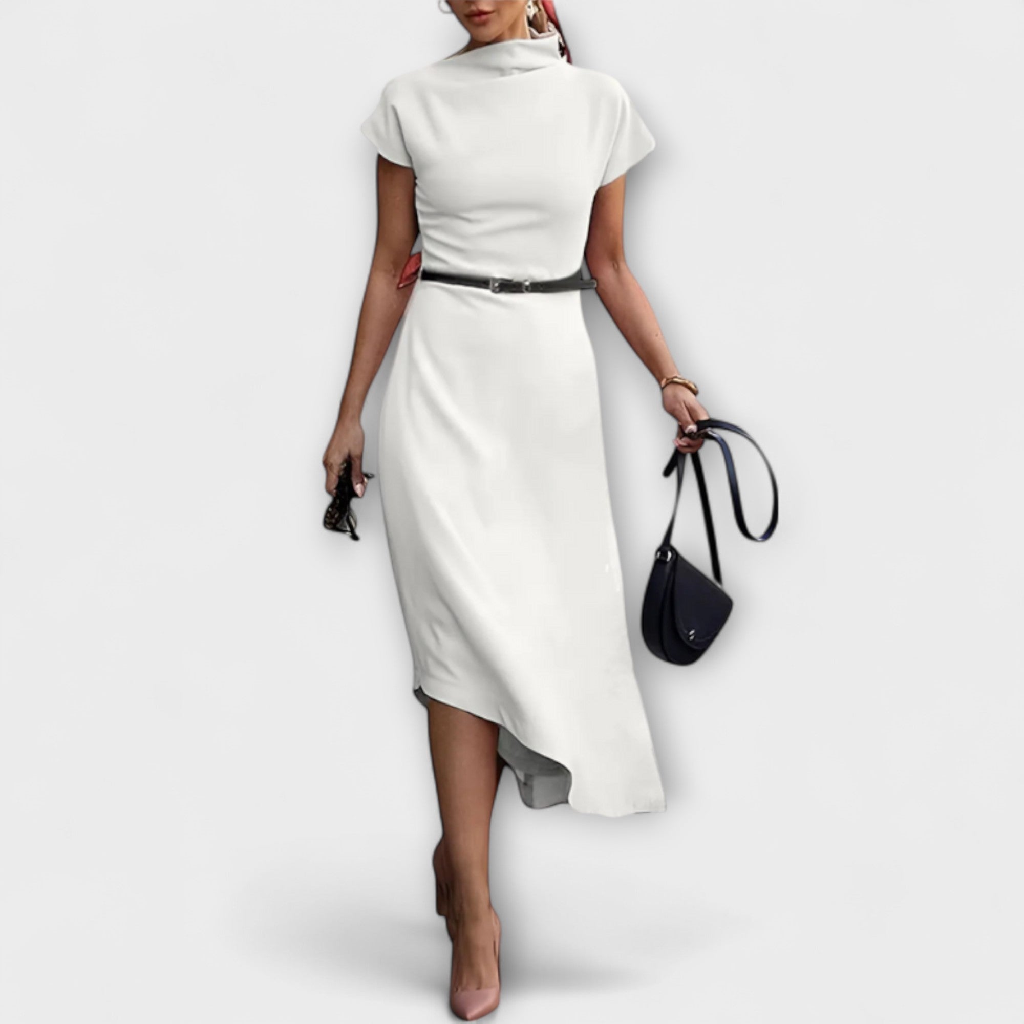 Amelia - Asymmetrische Stedelijke Jurk