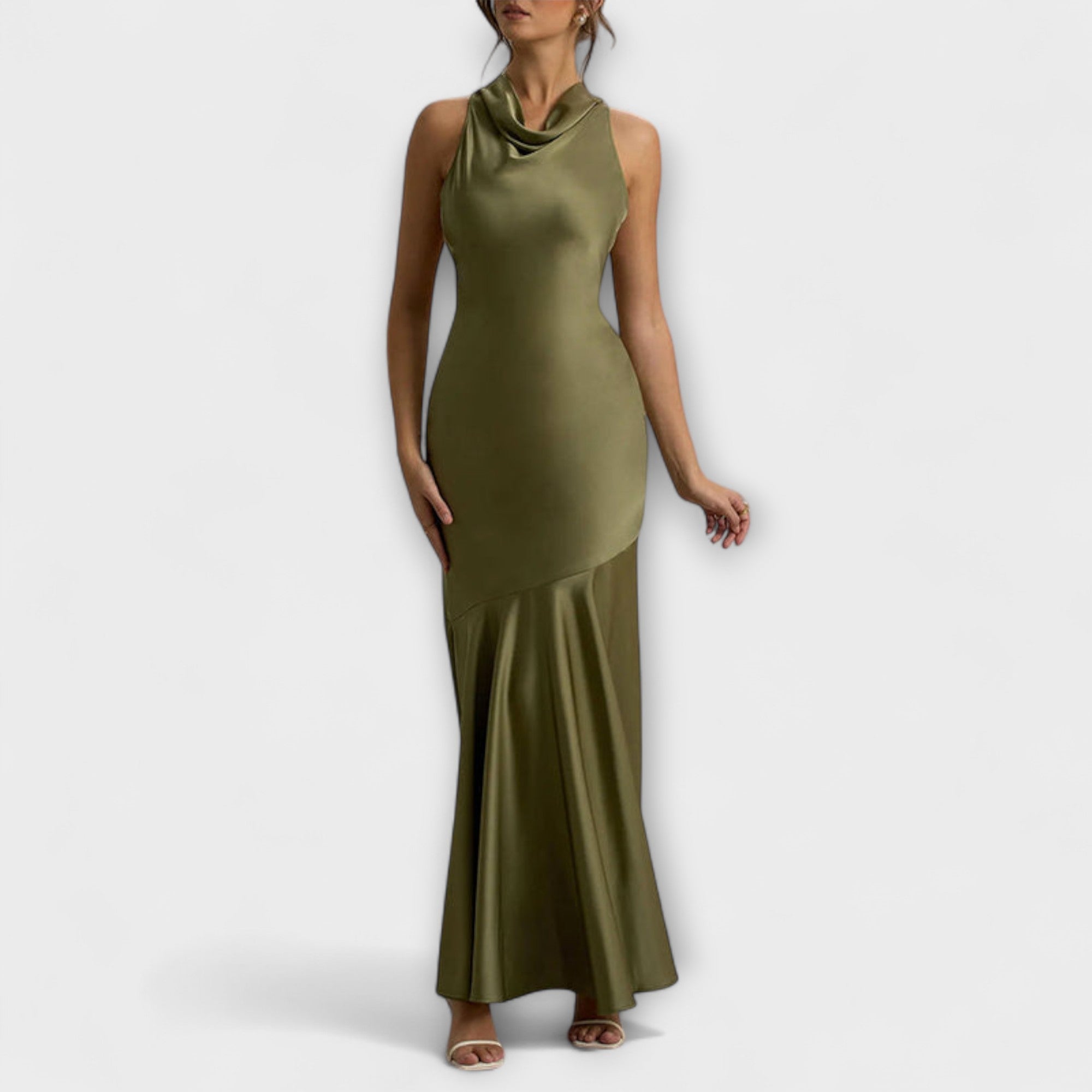 Lennon - Abito Maxi Elegante in Raso