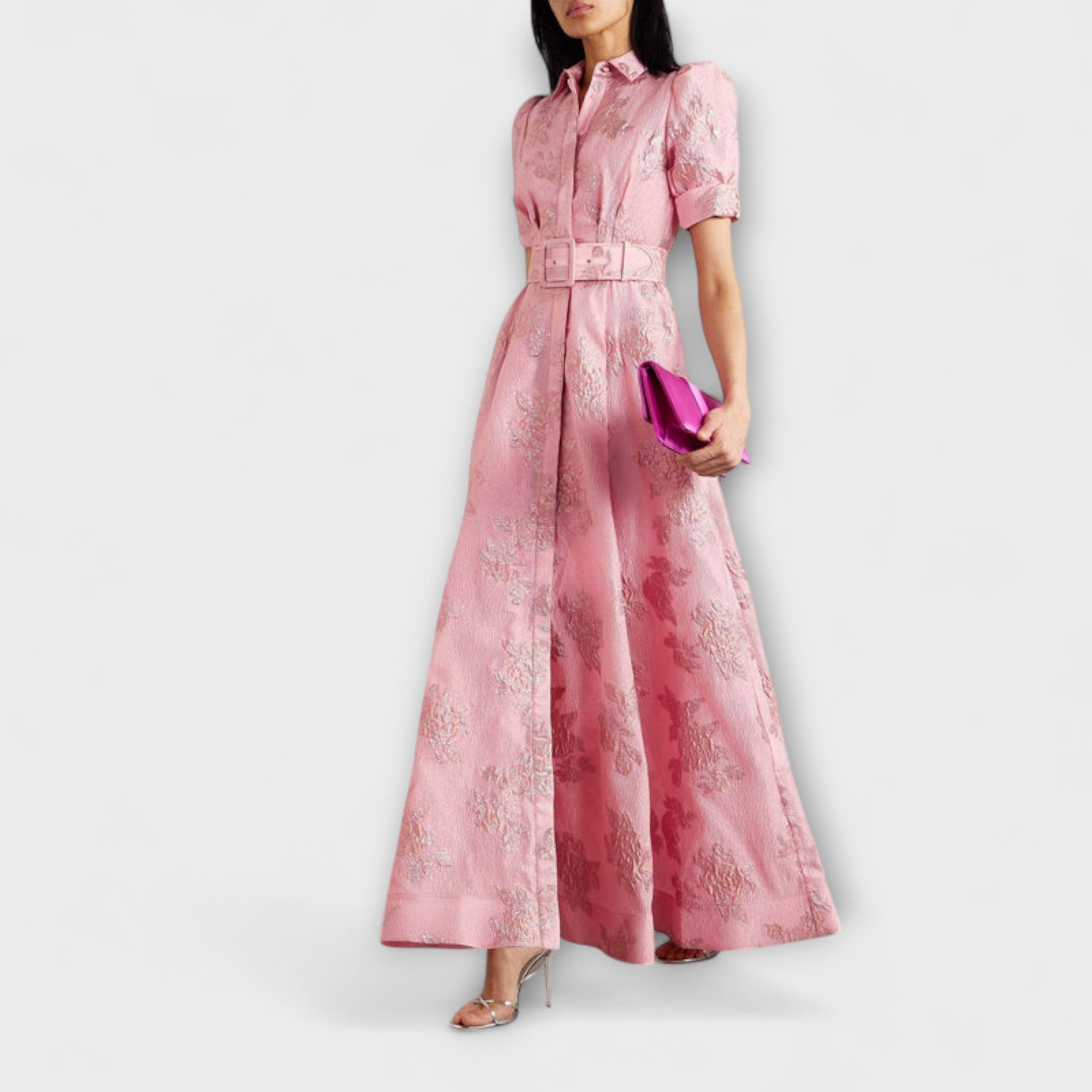 Anabella - Robe avec manches courtes bouffantes