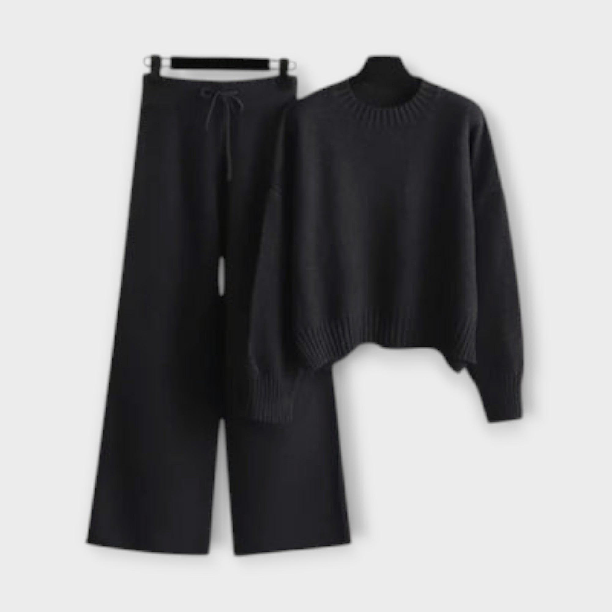 Stella - Avslappnat stickat set