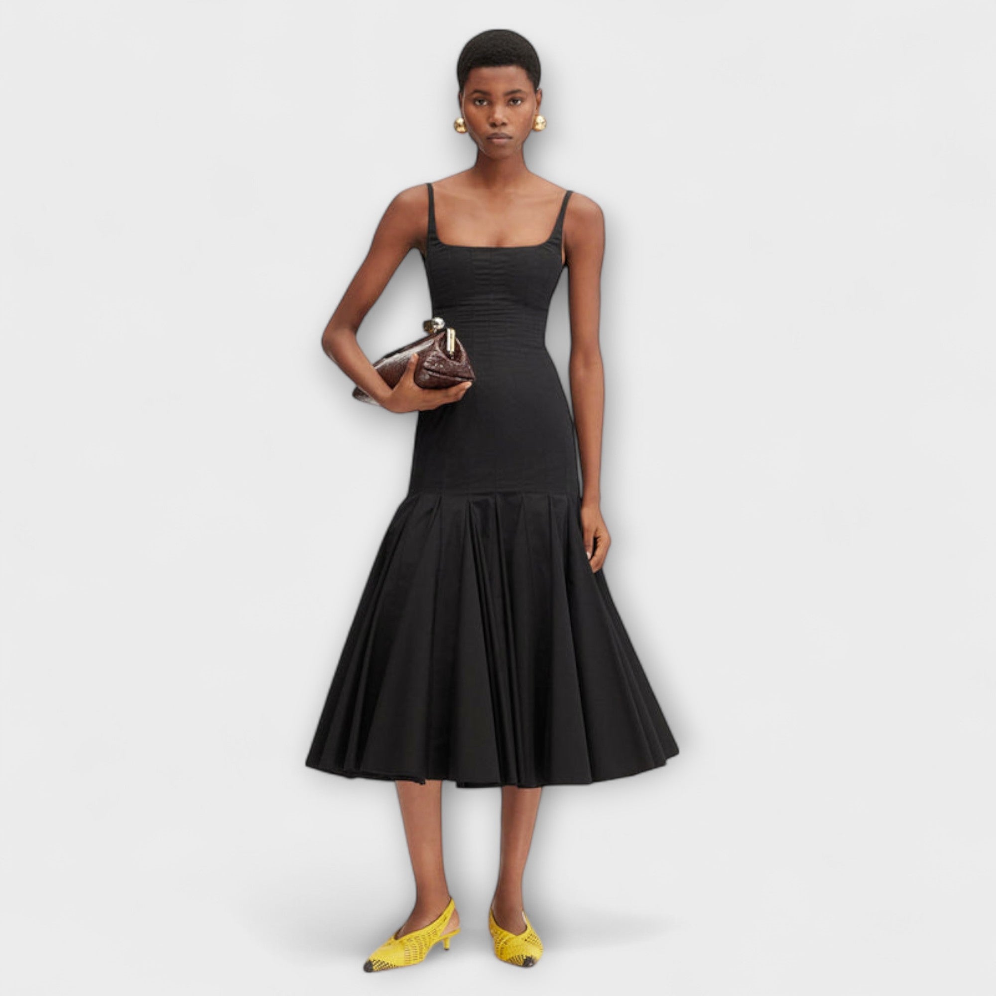 Cassie - Vestito Midi Ispirato all'Agave