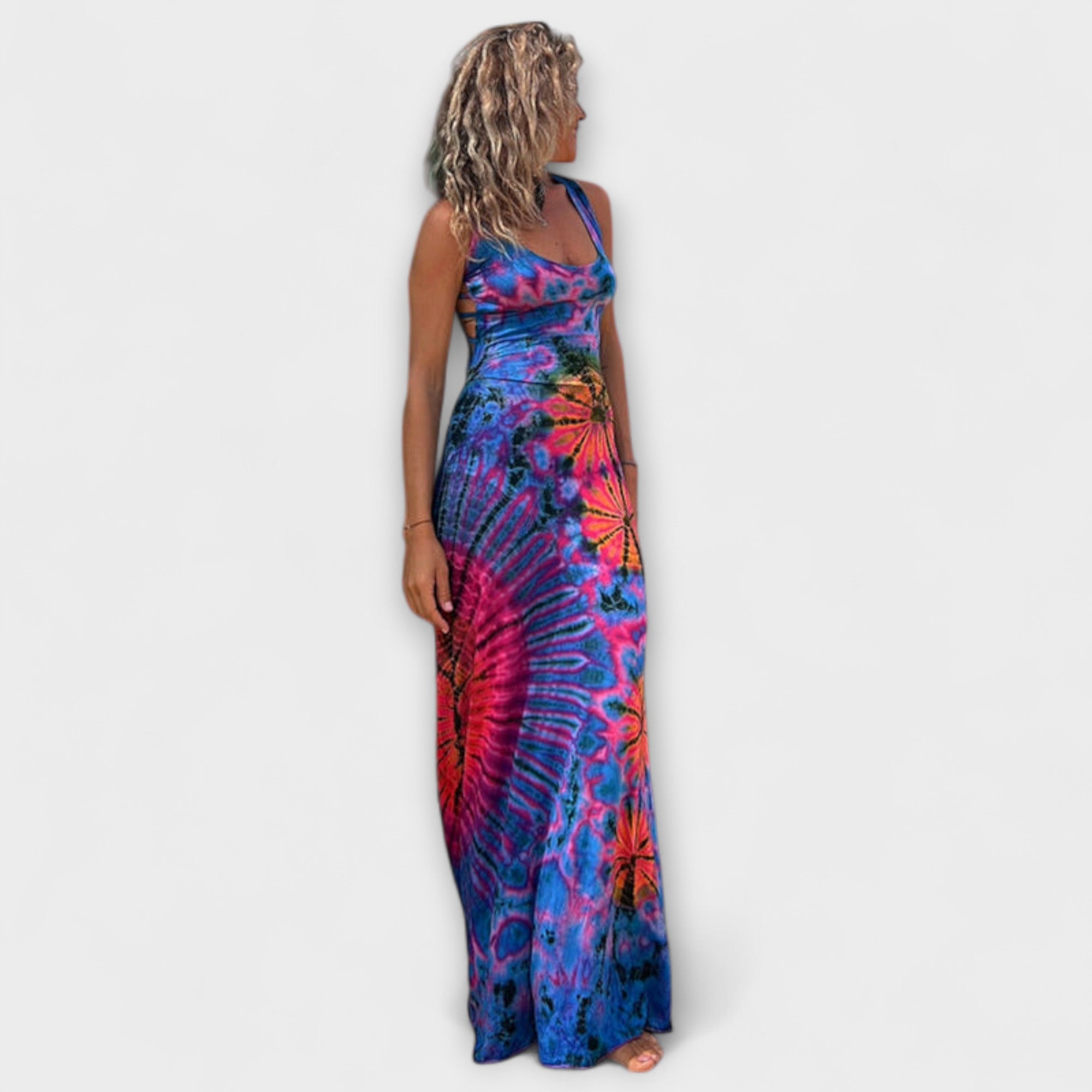Ronja - La Bamba Batikdruck Maxikleid