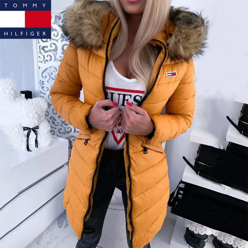 Manteau matelassé pour femme avec capuche