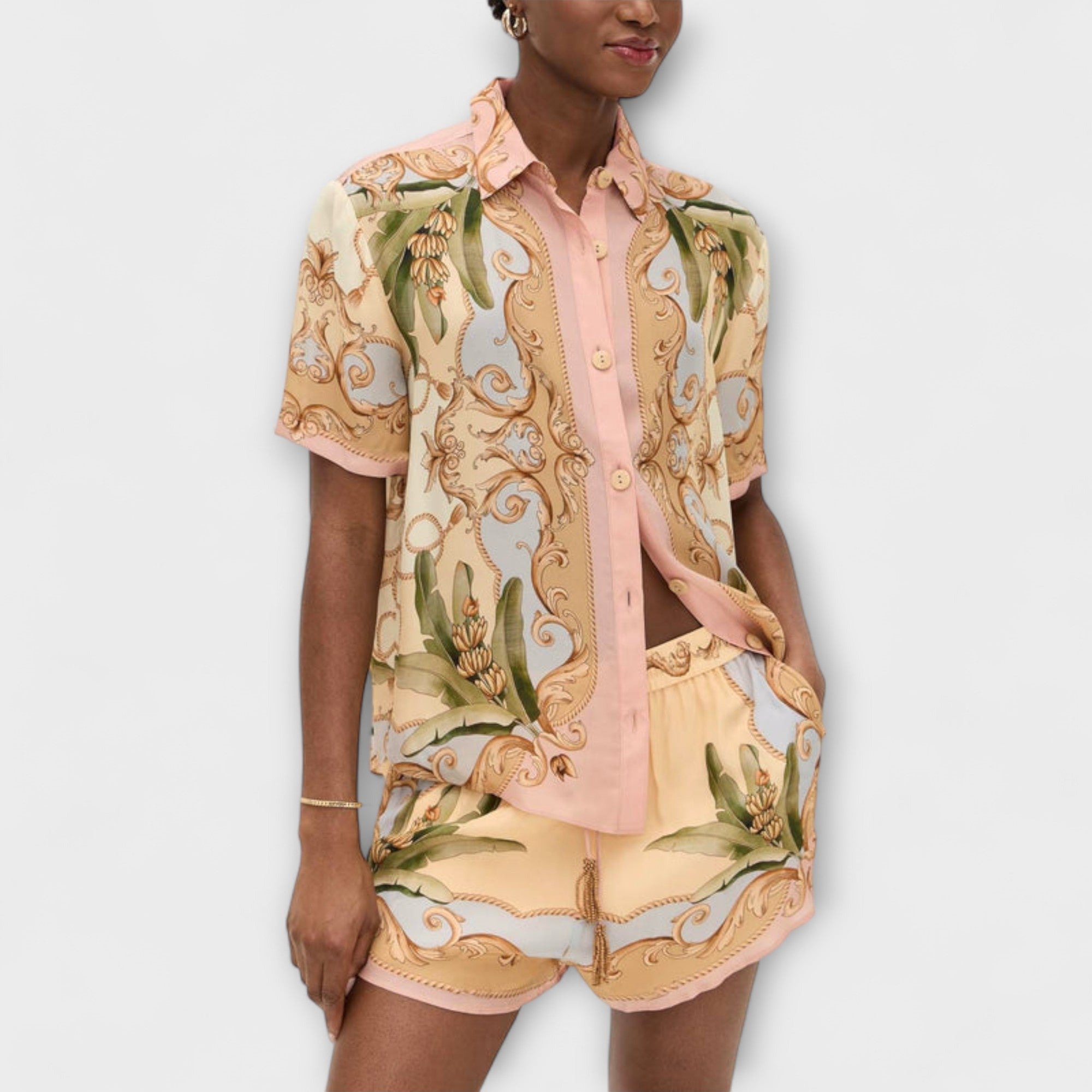 Maren - Zestaw nadruków w stylu vintage z botanicznym kalejdoskopem