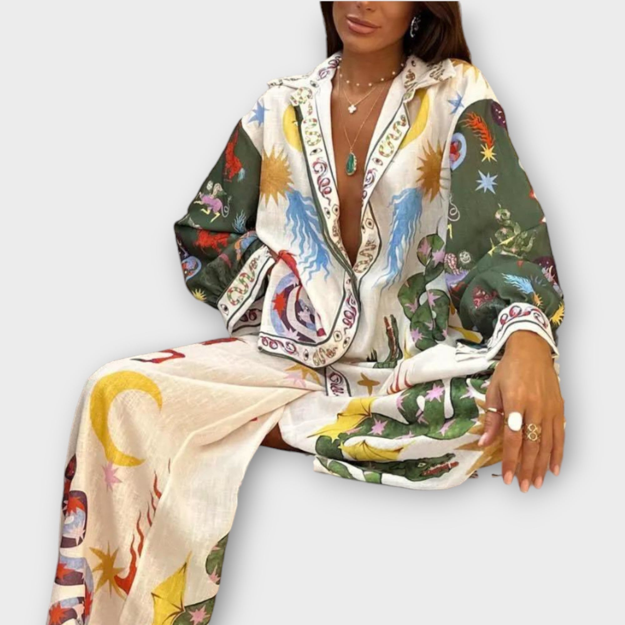 Stella - Conjunto Elegante de Dos Piezas para Mujer