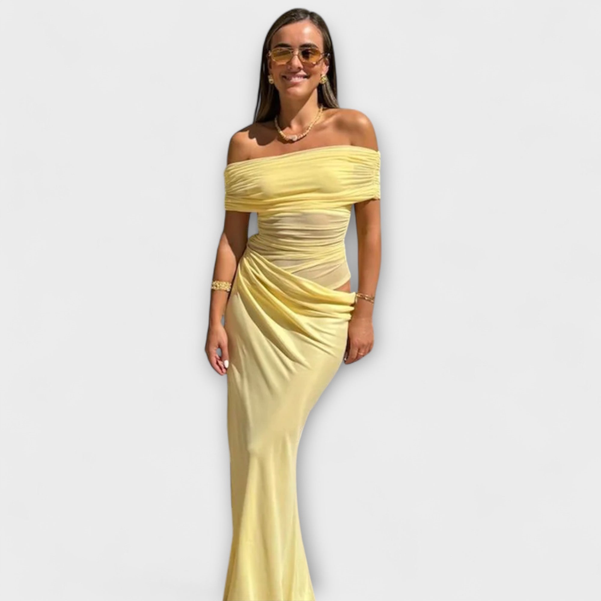 Puss - Kleid mit unregelmäßigen Rüschen