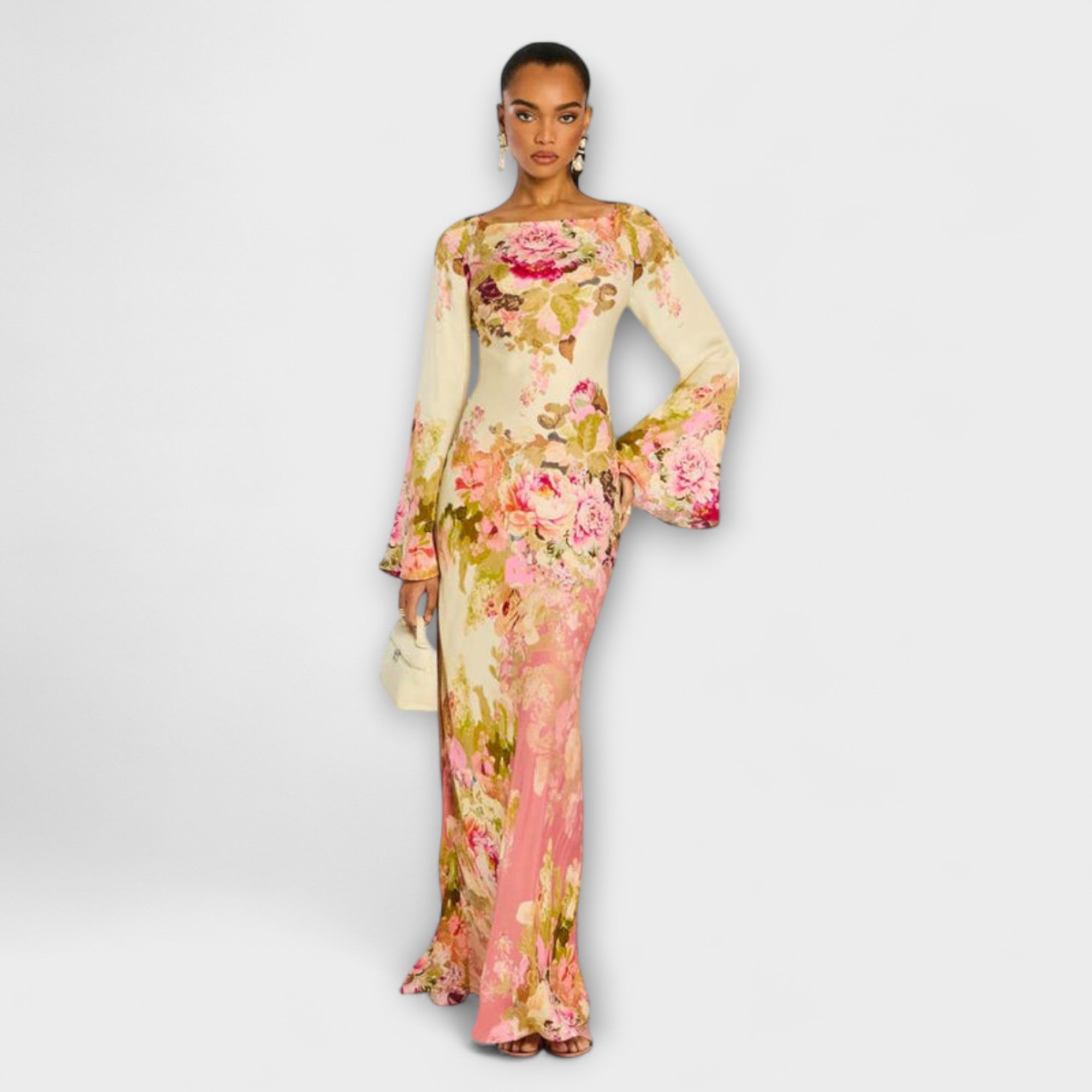 Kelly - Vestido Maxi para Festas no Jardim